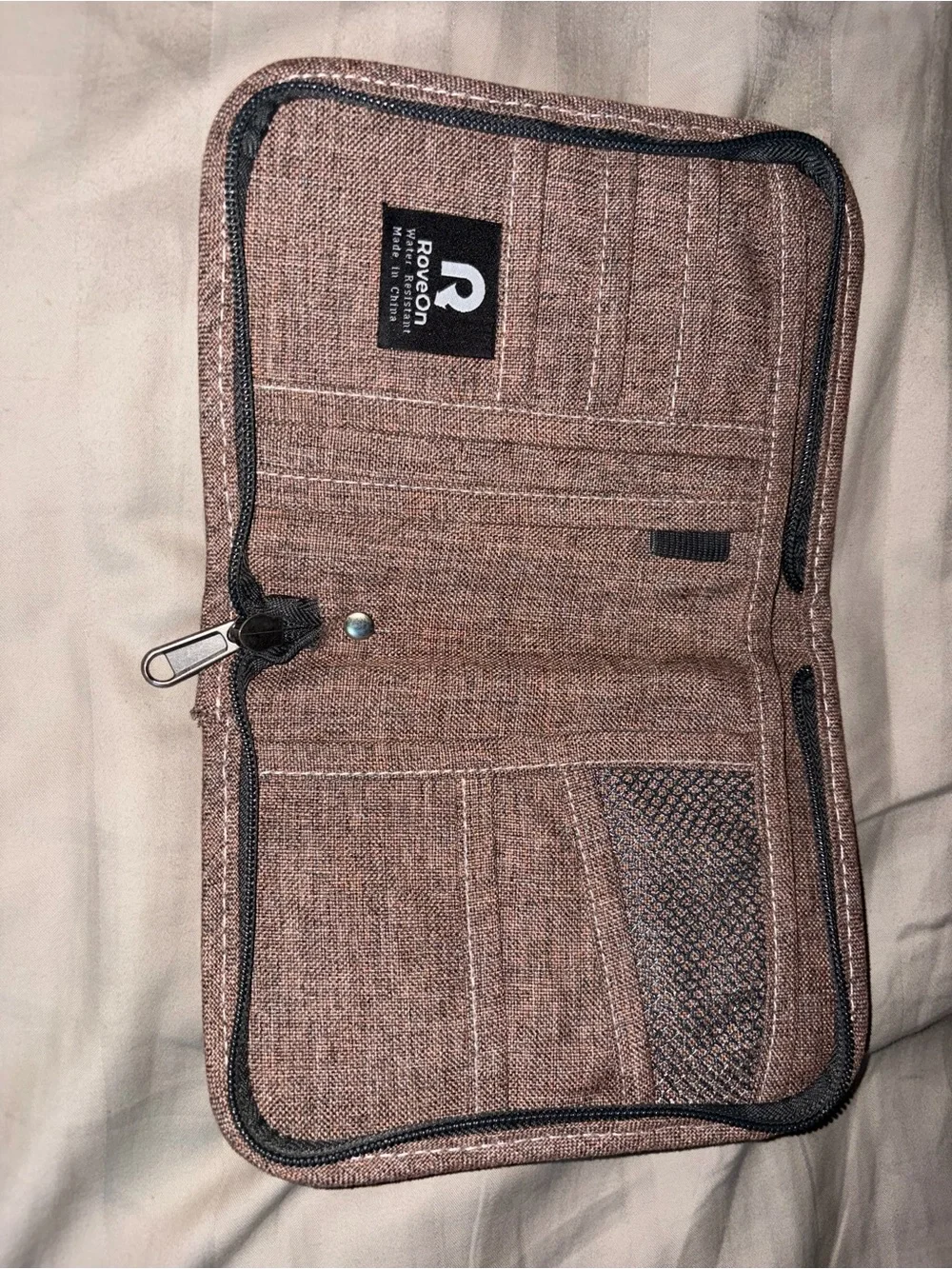 ROVE Brown Travel Document Wallet – RFID Passport Organizer